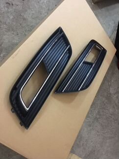 Накладка бампера Audi A4 B8 рестайлинг