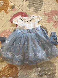 Платье нарядное голубое для девочки