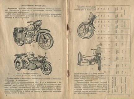 Книга Мотоциклы М. Г. Гинцбург 1959 г
