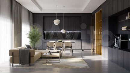 2-к апартаменты, 74.1 м², 14/19 эт.