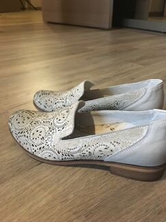 Мокасины кожа