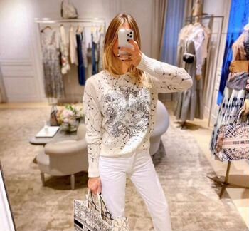 Кашемировый свитшот