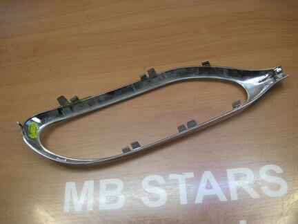 Хром насадки глушителя Mercedes W222 Мерседес в222