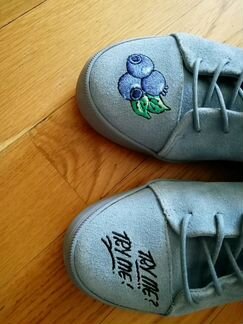 Кеды натуральная Замша