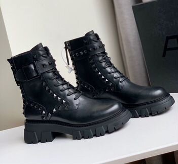 Ботинки с шипами ash кожа натуральная