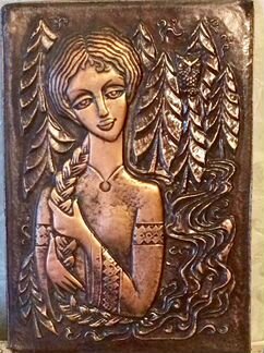 Чеканка по меди. СССР. 35х24