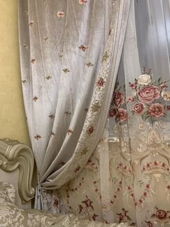 Шторы новые бархатные