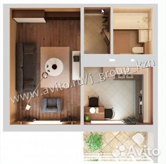 1-к квартира, 31 м², 8/19 эт.