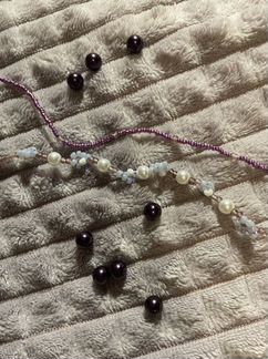 Ожерелье Чокер из бисера