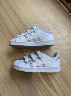 Кеды adidas superstar для девочки, 27 р