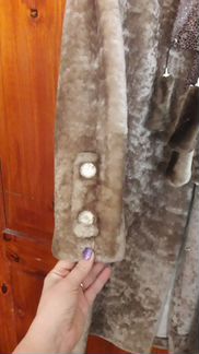 Шуба из мутона 56 размер