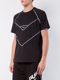 Givenchy футболка с контрастным принтом