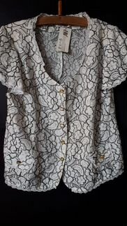 Светлая, ажурная блузка