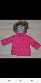 Зимняя куртка для девочки tommy hilfiger