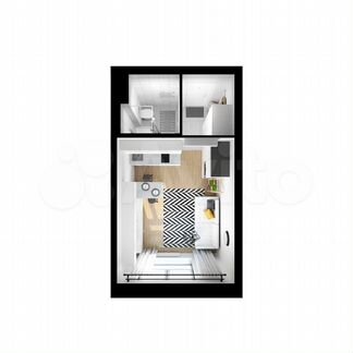 Квартира-студия, 19.4 м², 3/33 эт.