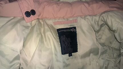 Детский пуховик alpha industries