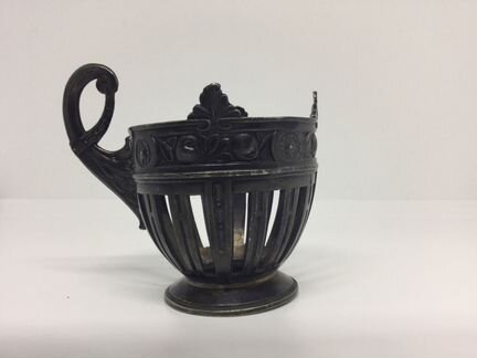 Подстаканник (бронза посеребрение), Варшава, 19 в