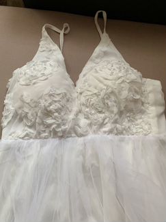 Свадебное или вечернее платье.Ручная работа