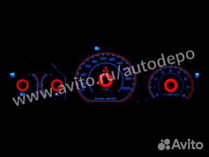 Шкалы приборов Mitsubishi Galant 8 (99-01) USA