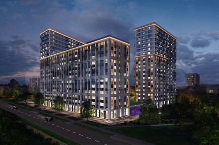 2-к квартира, 77.6 м², 3/19 эт.