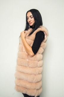 Шуба из песца