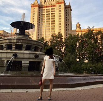 Твидовое платье