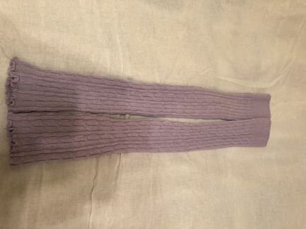 Гетры нежные фиолетовые длинна 60 см