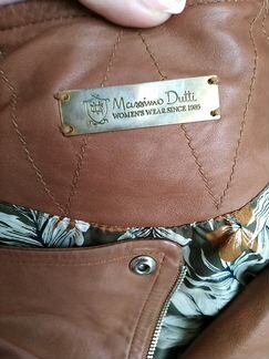 Куртка кожаная massimo dutti