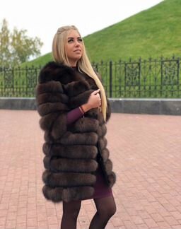 Шуба из песца