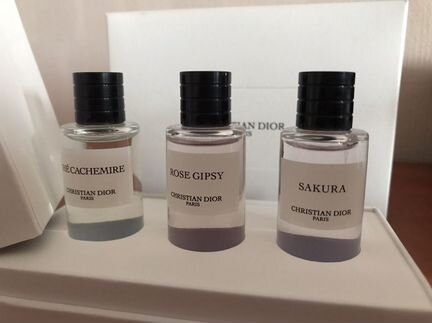 Набор мини-ароматов 3*7,5 Dior. Эксклюзивы