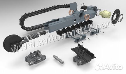 Запчасти в редуктор хода Kleemann MS 18