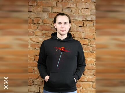 Плотная толстовка с принтом