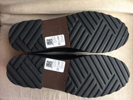 Чёрные кожаные лоферы