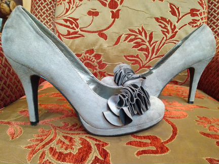 Туфли замшевые