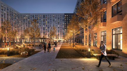 1-к квартира, 43.9 м², 27/33 эт.