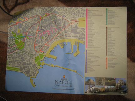 Неаполь карта достопримечательности