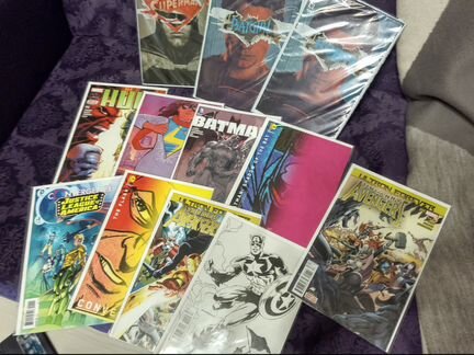 Комиксы, Comics Marvel, DC (на англ. языке)