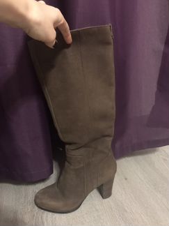 Сапоги женские Rio Rosa (Эконика), 37.Нубук. В отл