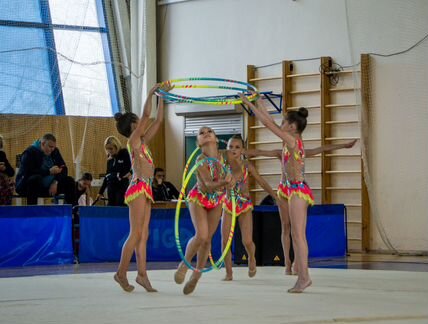 Групповые купальники для художественной гимнастики
