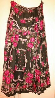 Винтаж.Новая юбка в складку шерсть.Франция