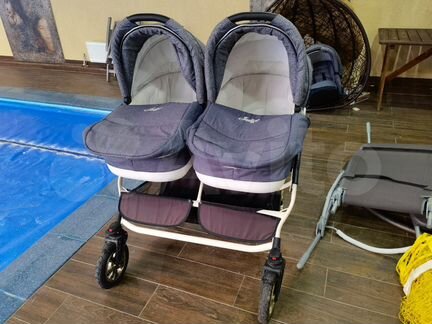Коляска для двойни Indigo duo 2 в 1