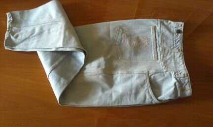 Джинсы женские с высокой талией под подтяжки Р-38