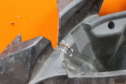 Юбка бампера передняя Mercedes M / Gle-Class W166