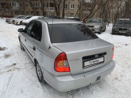 Hyundai Accent 1.5 МТ, 2001, 244 000 км