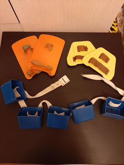 Инвентарь для плавания, лопатки, пояс-утяжелитель