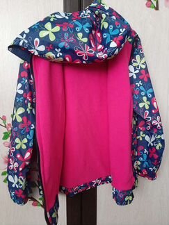 Куртка-ветровка на флисе