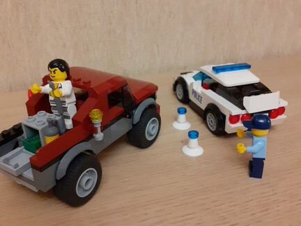 Lego City 60128 полицейская погоня, лего сити