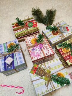 Коробки для подарка, бокс новогодний