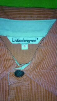 Летняя куртка оранжевая вельветовая на 9 лет