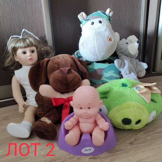 Мягкие игрушки пакетом